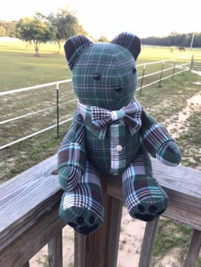 Flannel farm bear