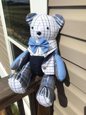 Plaid preppy Bear