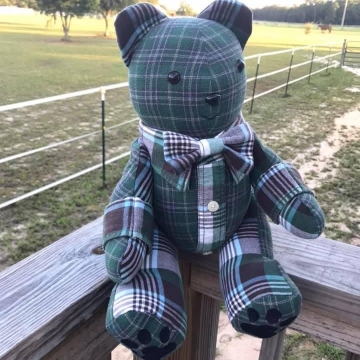 Flannel farm bear