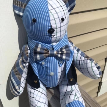 Plaid Best dressed bear