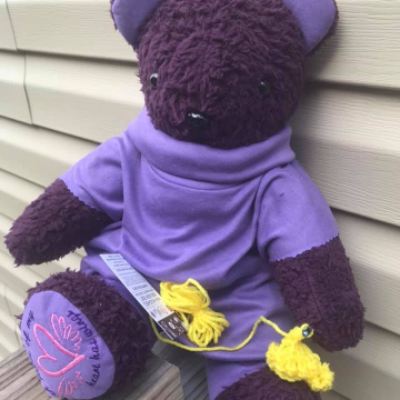Purple Ewok Bear